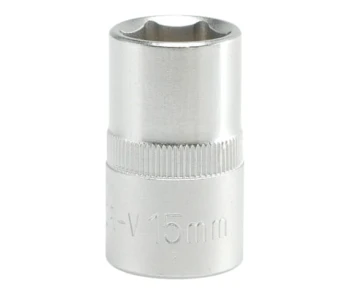 NASADKA KRÓTKA 6-KĄTNA CHROMOWANA 1/2'' 15MM YATO YT-1208