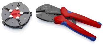 SZCZYPCE DO ZAGNIATANIA Z MAGAZYNKIEM I 5 MATRYC.MULTICRIMP KNIPEX KN 97 33 02