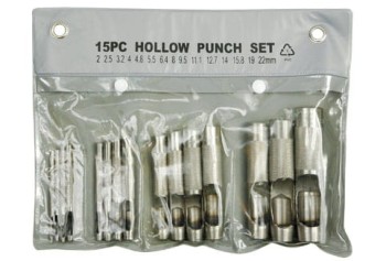 KOMPLET PRZEBIJAKÓW DO SKÓRY 15CZ 2-22MM TOYA W-76700