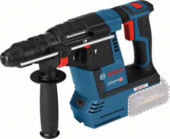 MŁOT UDAROWY OBROTOWY AKUMULATOROWY SDS+ GBH 18V-26 F 0*AH BOSCH 611910000