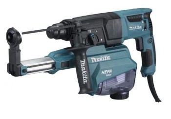 MŁOTOWIERTARKA SDS+800W Z POCHŁANIACZEM PYŁU MAKITA HR2652