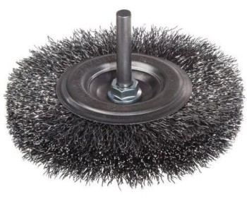 SZCZOTKA TARCZOWA DRUT STALOWY TRZPIEŃ 6MM FI150MM UN T150
