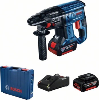 MŁOT UDAROWY OBROTOWY AKUMULATOROWY SDS+ GBH 180-LI 2*4.0AH BOSCH 611911121