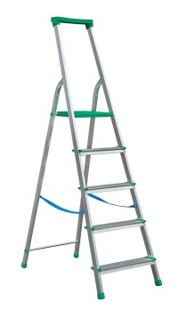 DRABINA ALUMINIOWA WOLNOSTOJĄCA 180CM 4 STOPNIE + PODEST DRABEX DR1204