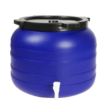 BECZKA PLASTIKOWA 100L OKRĄGŁA Z KRANIKIEM UN SU-B-100L+KR