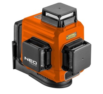 LASER 3D CZERWONY,UCHWYT MAGNETYCZNY, ŁADOWARKA, WALIZKA NEO 75-104