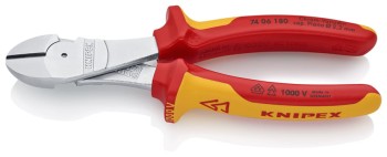 SZCZYPCE TNĄCE BOCZNE O ZWIĘKSZONYM PRZEŁOŻENIU 180MM KNIPEX KN 74 06 180