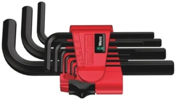 ZESTAW KLUCZY TRZPIENIOWYCH 950/9 KRÓTKICH BLACK LASER,9SZT. WERA W05021737001