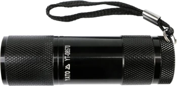 LATARKA ALUMINIOWA, 9LED, CZARNA YATO YT-08570