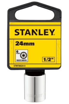 NASADKA KRÓTKA 6-KĄTNA CHROMOWANA 1/2 24MM STANLEY S/86-524-0