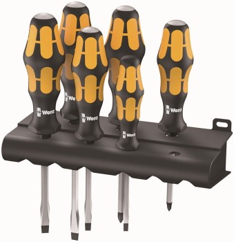 ZESTAW WKRĘTAKÓW KRAFTFORM DO POBIJANIA + WIESZAK, 6 CZĘŚCI WERA W05018287001