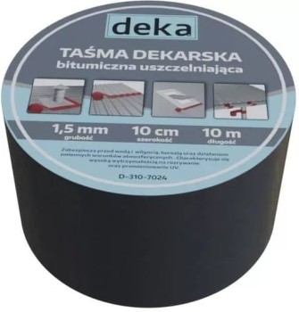 TAŚMA USZCZELNIAJĄCA RSKA ALUBUTYL 10CM*10MB CEGLASTY DEKA D-410-8004