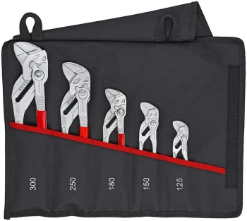 ZESTAW SZCZYPIEC DO RUR W ETUI 5-CZĘŚCIOWY 125-300MM. KNIPEX KN 00 19 554
