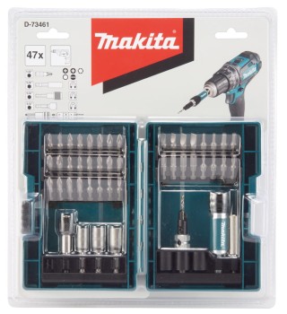 ZESTAW BITÓW I NASADEK 47 EL. MAKITA D-73461