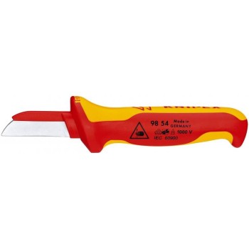 NÓŻ DO KABLI IZLOLOWANY 190MM KNIPEX KN 98 54