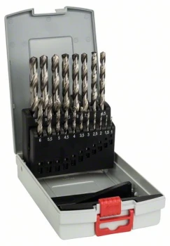 KOMPLET WIERTEŁ DO METALU HSS-G ZESTAW 19 SZT BOSCH 2608587013