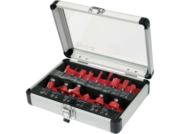 ZESTAW FREZÓW WIDIOWYCH DO DREW.TRZPIEŃ FI 6MM 15 CZ. YATO YT-68007