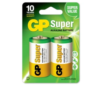 BATERIA SUPER ALKALINE LR20 1.5V 2 SZTUKI GP BATTERY GP13A-U2