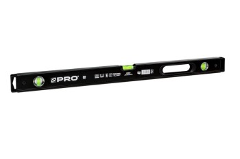 POZIOMICA MALOWANA CZARNA FREZ Z UCHWYTEM HD SERIA 900 80CM PRO 100-08HD U C