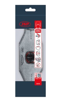 JSP MASKA PRZECIWP SPRINGFIT, ZAWOREK TYPHOONE 436ML FFP3OV UN BHP JSP 0450