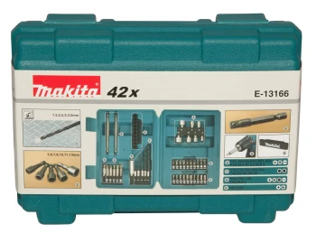 ZESTAW AKCESORIÓW W WALIZCE 42 EL. MAKITA E-13166