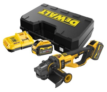 SZLIFIERKA KĄTOWA AKUMULATOROWA 230MM FLEXVOLT 54V 2*9.0AH DEWALT DCG460X2
