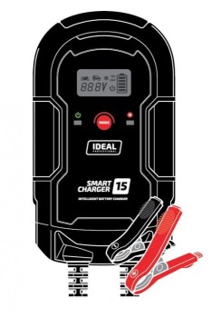 PROSTOWNIK INTELIGENTNY DO ŁADOWANIA SMART CHARGER 15 LCD IDEAL SMART15LC