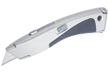 Nóż z ostrzem trapezowym, aluminiowy, WOLFCRAFT 4132000