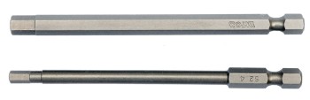 KOŃCÓWKI WKRĘTAKOWE 1/4'' 2SZT HEX TAMPERPROOF 4*100, 6*100 YATO YT-0495
