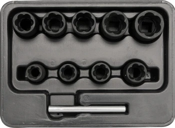 ZESTAW WYKRĘTAKÓW 3/8 10 SZTUK YATO YT-0603