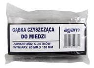 GĄBKA CZYSZCZACA DO RUR MIEDZIANYCH 60*150MM 10 LISTKÓW AGAM H/AG-1040005