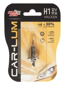 ŻARÓWKA HALOGENOWA 12V 55W H1 MOJE AUTO VIRAGE BIS 91-001