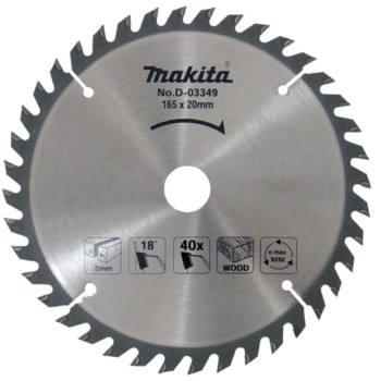 PIŁA SPIEKOWA DO DREWNA 165*20*40Z MAKITA D-03349