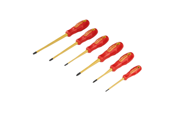Zestaw wkrętaków PH + płaskie 6 szt. VDE PROXXON 22630