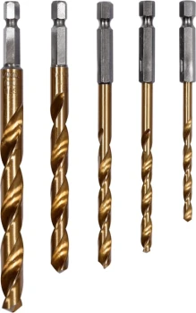 WIERTŁA DO MET 5SZT 4-10MM HEX TYTANOWA POWŁOKA YATO YT-44700