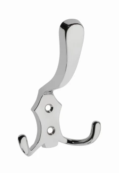 WIESZAK ODLEWANY W KOLORZE CHROM KAPELUSZ UN V-WZA0K2401M