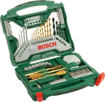 ZESTAW WIERTEŁ I BITÓW TITANIUM X-LINE 70-CZĘŚCIOWY BOSCH 2607019329