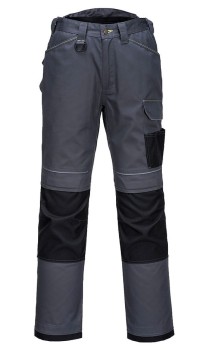 SPODNIE OCHRONNE DO PASA T601 SZARO-CZARNE ROZMIAR 50 PORTWEST BHP T601 50