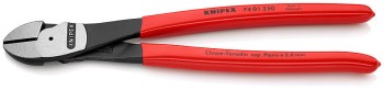SZCZYPCE TNĄCE BOCZNE O ZWIĘKSZONYM PRZEŁOŻENIU 250MM KNIPEX KN 74 01 250