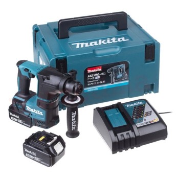 MŁOT UDAROWY OBROTOWY AKUMULATOROWY 18V 2*5.0AH MAKITA DHR171RTJ