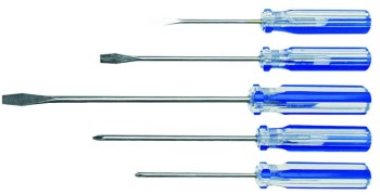 WKRĘTAKI 5 SZTUK NIEBIESKIE TOP TOOLS 39D105