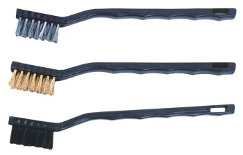 SZCZOTKI 230MM MIX 3 SZTUKI MIEDŹ STAL NYLON TOP TOOLS 14A623