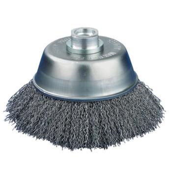 Szczotka doczołowa 60 mm/M14 - drut karbowany 0,3 mm ABRABORO 90402253