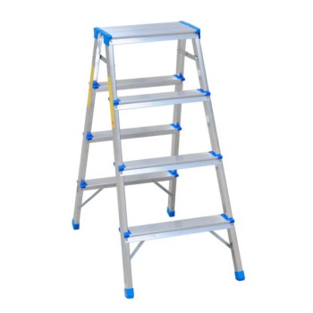 DRABINA ALUMINIOWA DWUSTRONNA 90CM 3 STOPNIE + PODEST DRABEX DR8003