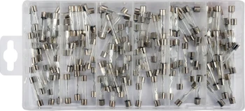 ZESTAW BEZPIECZNIKÓW SZKLANYCH 6X30MM 120 SZTUK MIX YATO YT-83130