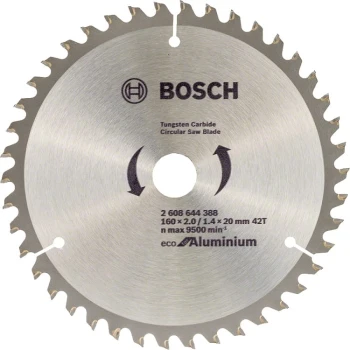 TARCZA PILARSKA ECO ALU 160*2.0/1.4*20 42T BOSCH 2608644388