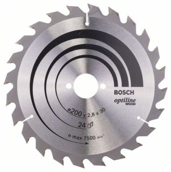PIŁA TARCZOWA-H OPTILINE WOOD 200*2,8*30/Z24 BOSCH 2608640618