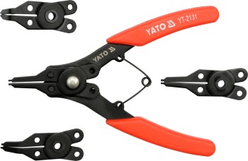 SZCZYPCE SEGERA Z WYMIENNYMI KOŃCÓWKAMI 150MM YATO YT-2130
