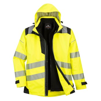 KURTKA ROBOCZA 3W1 PW365YBR ŻÓŁTA L PORTWEST KUR 365Y L