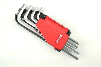 KLUCZE HEX ZESTAW 9-CZĘŚCIOWY 2-10MM CR-V YATO YT-0502